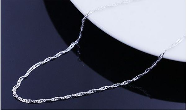 s925 silver water wave chain female necklace korean new female jewelry single chain distribution wholesale jewelry
s925 silver water wave chain female necklace korean new female jewelry single chain distribution wholesale jewelry