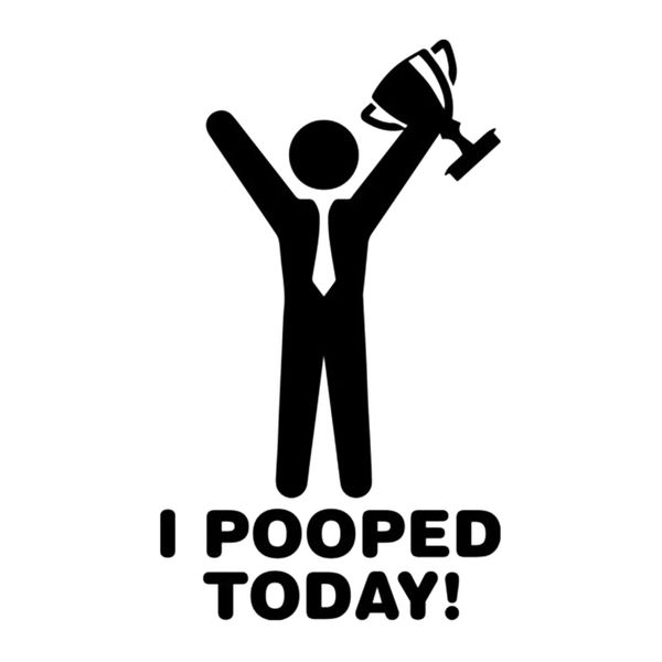 15*8.8cm i pooped today decal window bumper sticker funny personality stickers car accessories
15*8.8cm i pooped today decal window bumper sticker funny personality stickers car accessories