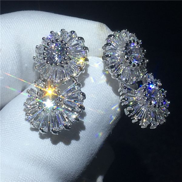 flower shape drop earring white gold filled princess cut 5a cz engagement wedding dangle earrings for women jewelry, Golden;silver
flower shape drop earring white gold filled princess cut 5a cz engagement wedding dangle earrings for women jewelry, Golden;silver