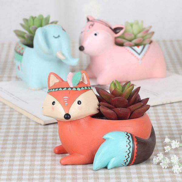 cute cartoon animal flower pot resin succulent plant vase elephant deer bear planter pot home decor craft bonsai
cute cartoon animal flower pot resin succulent plant vase elephant deer bear planter pot home decor craft bonsai