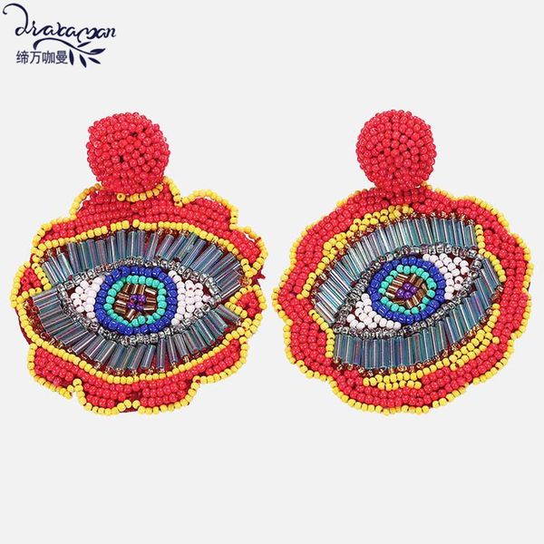 dvacaman ins beads&eye drop earrings for wedding boho flower bridal trendy statement earrings jewelry women party gift wholesale, Silver
dvacaman ins beads&eye drop earrings for wedding boho flower bridal trendy statement earrings jewelry women party gift wholesale, Silver