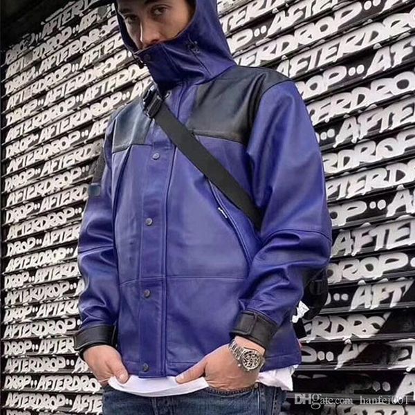18fw pu leather mountain parka jacket box logo windproof waterproof outdoor jacket coat fashion street outerwear hfymjk152, Black
18fw pu leather mountain parka jacket box logo windproof waterproof outdoor jacket coat fashion street outerwear hfymjk152, Black