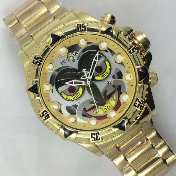 2020 invicta selling because of vichta clown series mens brand luxury watch tritnite luminous chronograph watch, Slivery;brown
2020 invicta selling because of vichta clown series mens brand luxury watch tritnite luminous chronograph watch, Slivery;brown