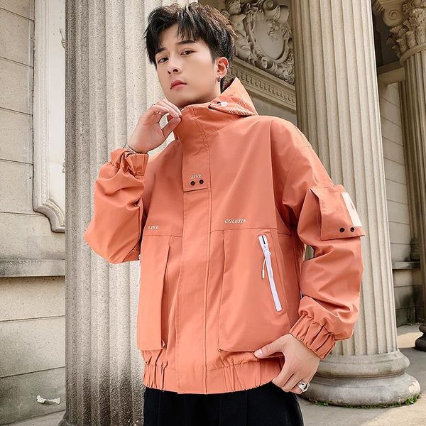 19 years autumn workwear men jacket coat hooded new style popular brand hip hop japanese style street men's wear wholesale on be, Black;brown
19 years autumn workwear men jacket coat hooded new style popular brand hip hop japanese style street men's wear wholesale on be, Black;brown