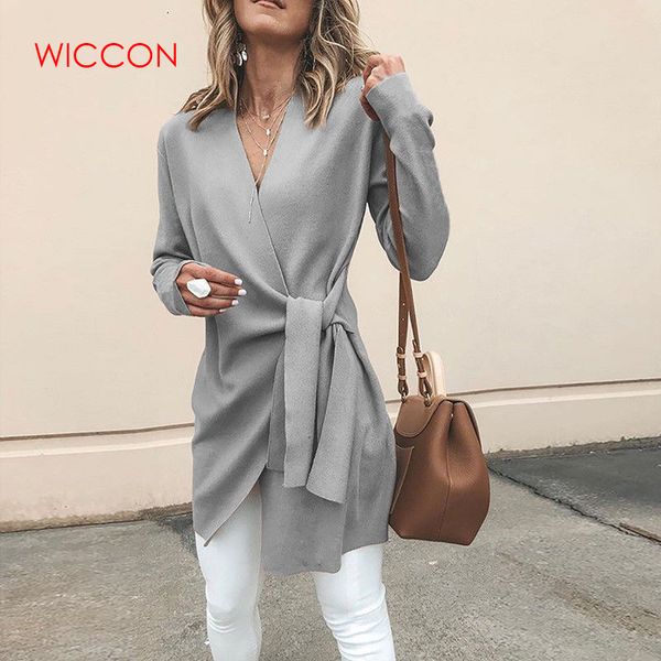 2019 autumn winter coat women woolen blend coat oversize long cardigan outwear women v-neck lace-up casual overcoat, Black;brown
2019 autumn winter coat women woolen blend coat oversize long cardigan outwear women v-neck lace-up casual overcoat, Black;brown