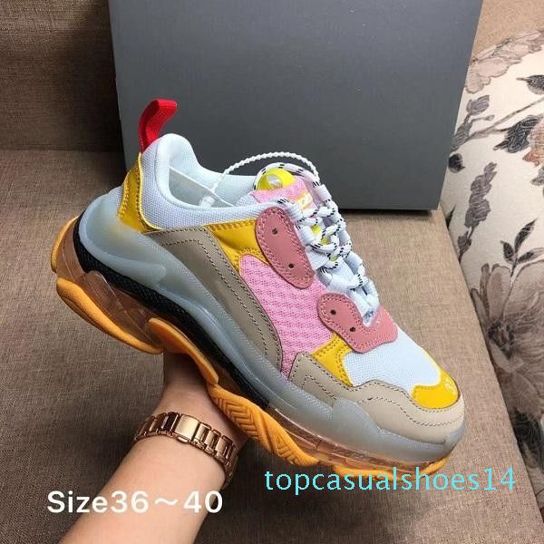 wholesale designer 17fw triple s adds a clear bubble midsole sneakers mens women neon green luxury increasing brand casual dad shoes 14t, Black
wholesale designer 17fw triple s adds a clear bubble midsole sneakers mens women neon green luxury increasing brand casual dad shoes 14t, Black