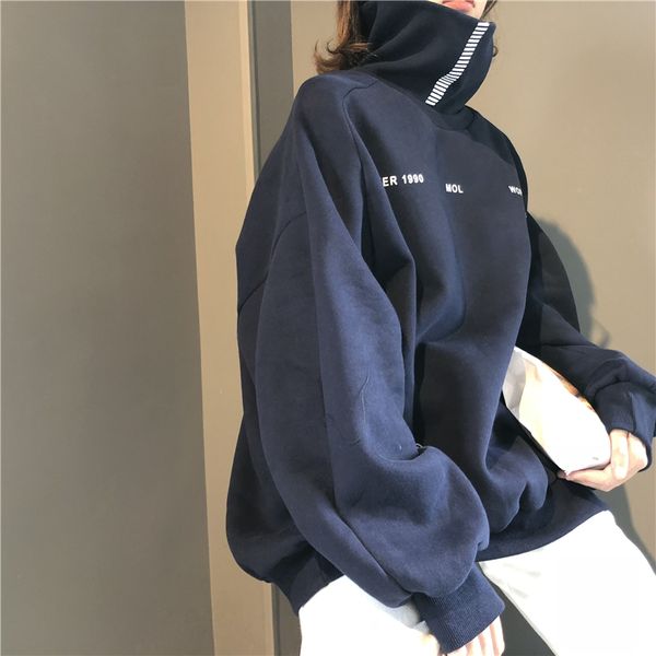 womens sweatshirt turtleneck loose oversized funny letter print streetwear pullover women hoodies clothes sweatshirt size, Black
womens sweatshirt turtleneck loose oversized funny letter print streetwear pullover women hoodies clothes sweatshirt size, Black