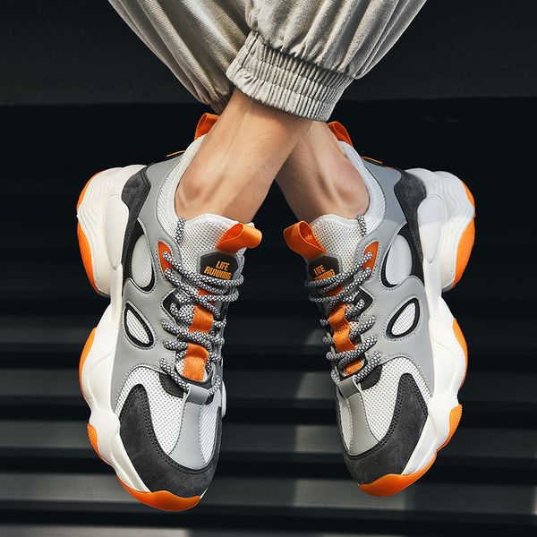 fashion spring summer running shoes explosion daddy shoes leather breathable men's jogging trainers made in china
fashion spring summer running shoes explosion daddy shoes leather breathable men's jogging trainers made in china