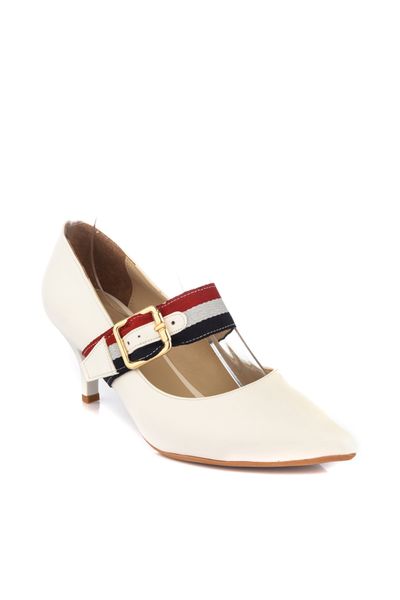 trendyol ribbon detail women classic heels shoes takss20to0270, Black