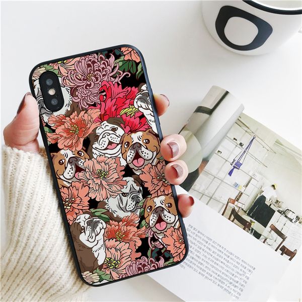 fundas luxury english bulldog with flower cover for iphone 11 pro xs max xr case for iphone 8 7 6s plus 5s se case soft silicone cover
fundas luxury english bulldog with flower cover for iphone 11 pro xs max xr case for iphone 8 7 6s plus 5s se case soft silicone cover