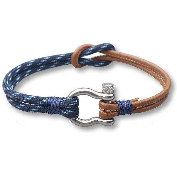 fashion-parachute cord survival leather bracelet men women fashion jewelry stainless steel shackle buckle bracelets, Golden;silver
fashion-parachute cord survival leather bracelet men women fashion jewelry stainless steel shackle buckle bracelets, Golden;silver