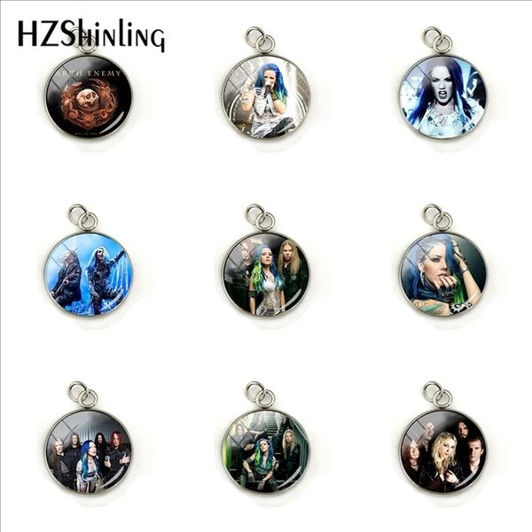 2019 new design heavy metal rock band arch enemy stainless steel plated charms arch enemy musicians pendants gifts for fans, Silver
2019 new design heavy metal rock band arch enemy stainless steel plated charms arch enemy musicians pendants gifts for fans, Silver
