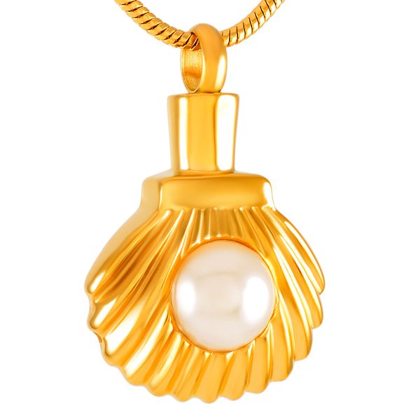 z243 gold stainless steel shell hold pearl memorial urn jewelry to hold cremated ashes keepsake cremation pendant necklace for pet, Silver
z243 gold stainless steel shell hold pearl memorial urn jewelry to hold cremated ashes keepsake cremation pendant necklace for pet, Silver