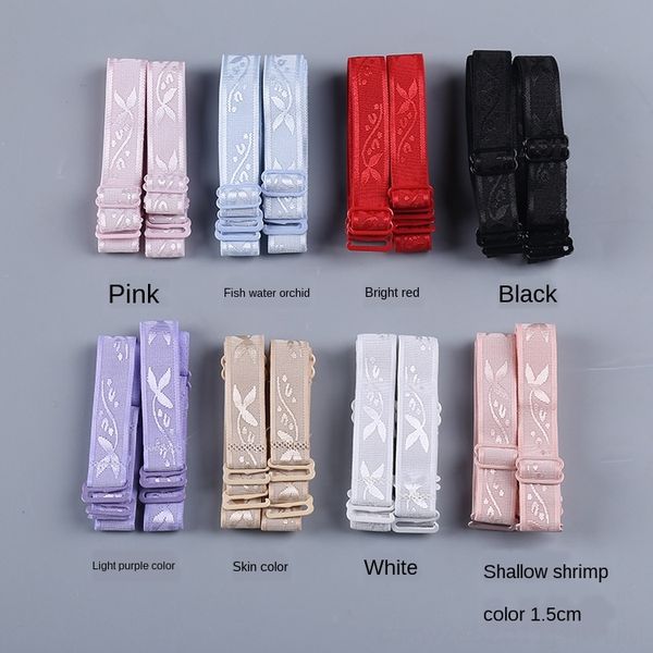 1.5cm jacquard cloth with women's lengthened bra underwear accessories chest buckle shoulder strap shoulder strap anti-slip buckle, Black;white
1.5cm jacquard cloth with women's lengthened bra underwear accessories chest buckle shoulder strap shoulder strap anti-slip buckle, Black;white