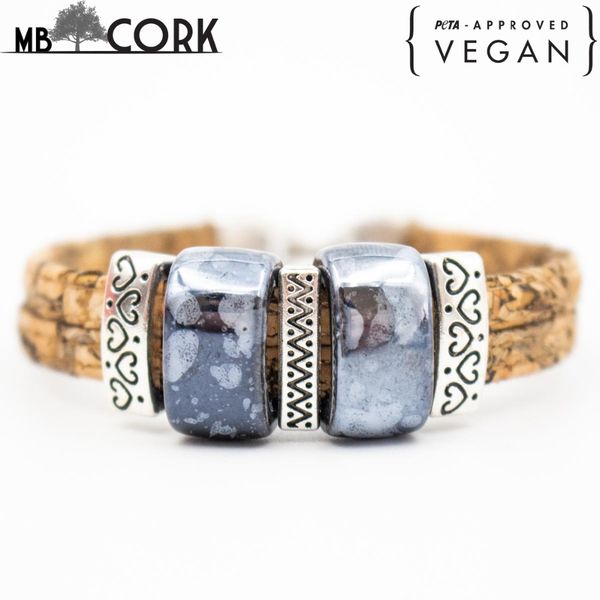 mixed color cork bracelet with black ceramic beads women natural bracelet original handmade wood jewelry brw-012-b-1
mixed color cork bracelet with black ceramic beads women natural bracelet original handmade wood jewelry brw-012-b-1
