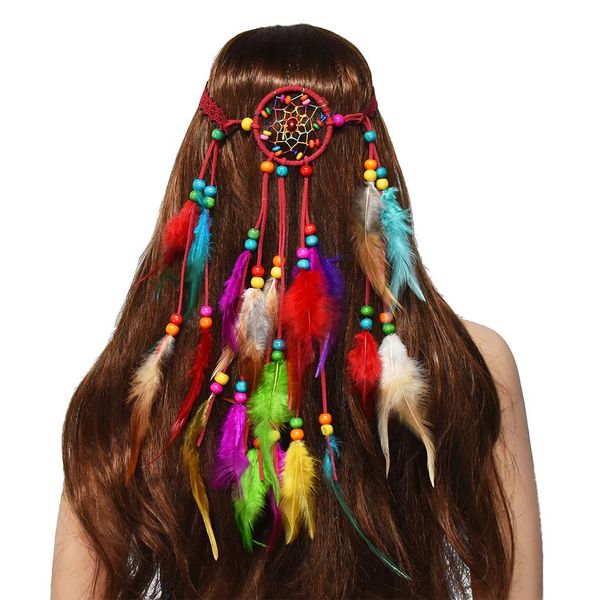 boho стиль ручной multicolor перо ободки с фланели и красочные бусы ловец снов форма аксессуары для волос для женщин подарок, Silver
boho стиль ручной multicolor перо ободки с фланели и красочные бусы ловец снов форма аксессуары для волос для женщин подарок, Silver