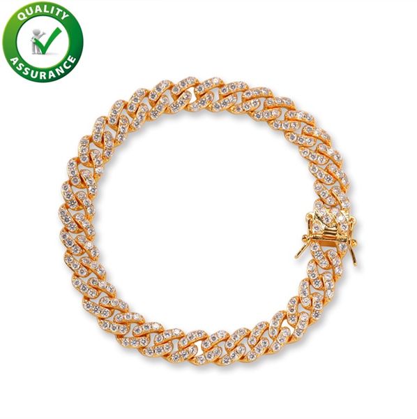 

mens bracelets iced out chains hip hop jewelry luxury fashion gold bracelet designer bangle love pandora style charm diamond cuban link love, Golden;silver