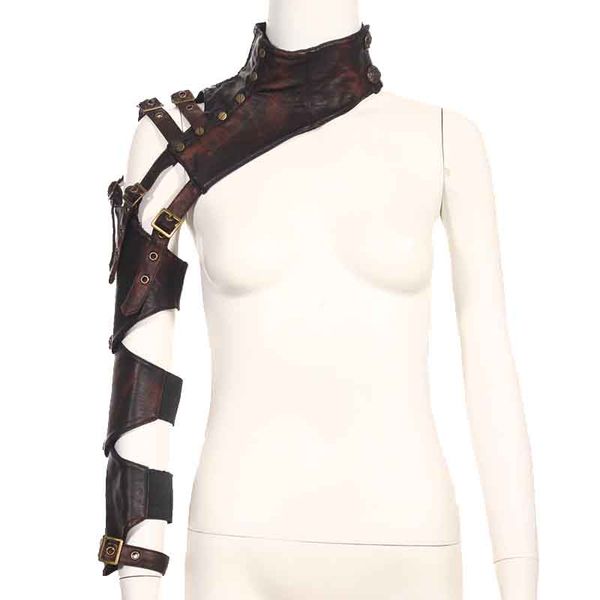 corzzet brown pu leather rivet arm buckled armor warmer corsets & bustiers steampunk gothic accessories for cosplay halloween, Black;white
corzzet brown pu leather rivet arm buckled armor warmer corsets & bustiers steampunk gothic accessories for cosplay halloween, Black;white