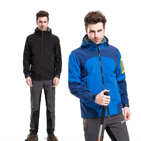 new autumn winter mens outdoor softshell jackets camping trekking climbing coat for waterproof windproof hiking fishing clothing, Blue;black
new autumn winter mens outdoor softshell jackets camping trekking climbing coat for waterproof windproof hiking fishing clothing, Blue;black