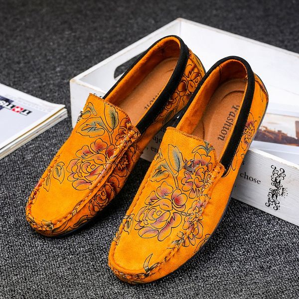 2020 fashion men loafers footwear dark blue mens slip on shoes lazy shoes for men anti-slip man loafers moccasins, Black