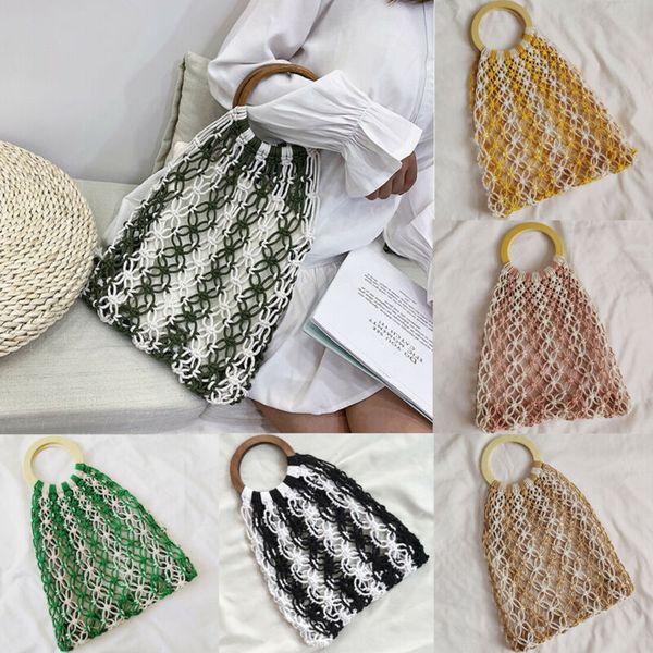 Women Hand Woven Bali Basket Vintage Rattan Straw Beach Mesh Shoulder Bag Purse Fashion Casual Hollow Lady Shopping Handbag
Women Hand Woven Bali Basket Vintage Rattan Straw Beach Mesh Shoulder Bag Purse Fashion Casual Hollow Lady Shopping Handbag