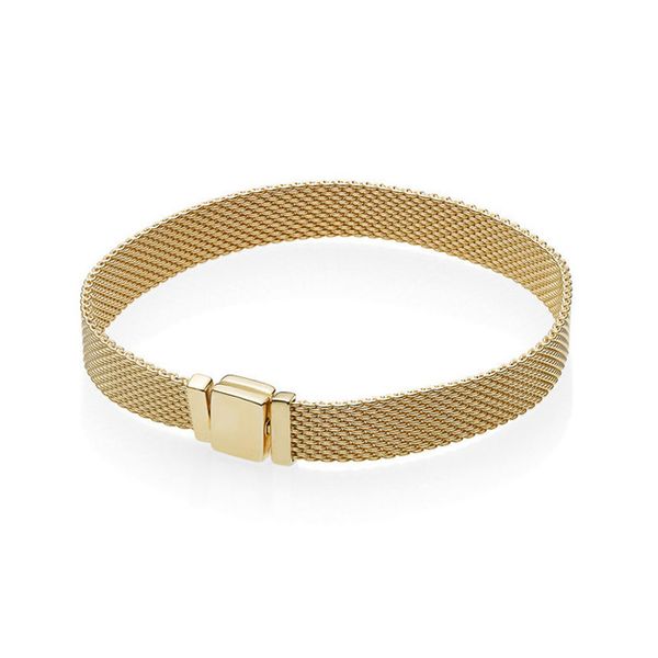 2018 new 100% 925 sterling silver reflexions bracelet fit european charm beads for women gift original fashion diy jewelry gift one, Golden;silver
2018 new 100% 925 sterling silver reflexions bracelet fit european charm beads for women gift original fashion diy jewelry gift one, Golden;silver