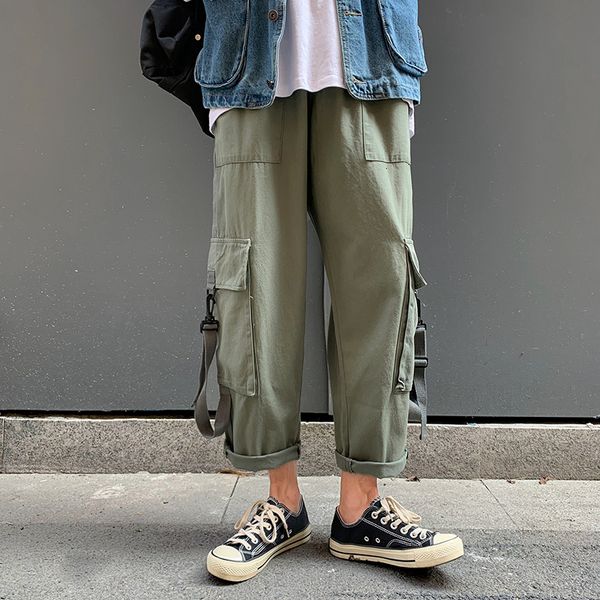 autumn new overalls men fashion solid color casual multi-pocket overalls man streetwear wild hip-hop loose straight pants m-2xl, Black
autumn new overalls men fashion solid color casual multi-pocket overalls man streetwear wild hip-hop loose straight pants m-2xl, Black
