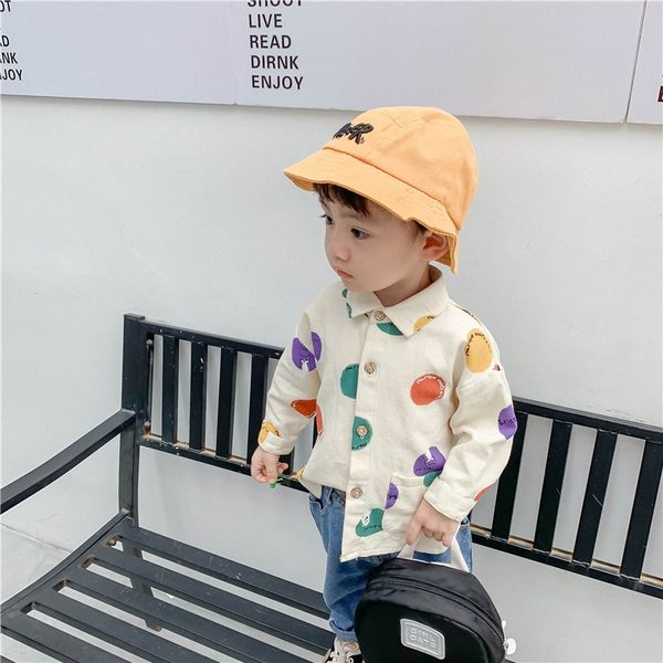 jqzaf boy's autumn round dot printing baby's shirt baby's long sleeve tong chen shan tong chen shan jacket children's sh, White;black
jqzaf boy's autumn round dot printing baby's shirt baby's long sleeve tong chen shan tong chen shan jacket children's sh, White;black