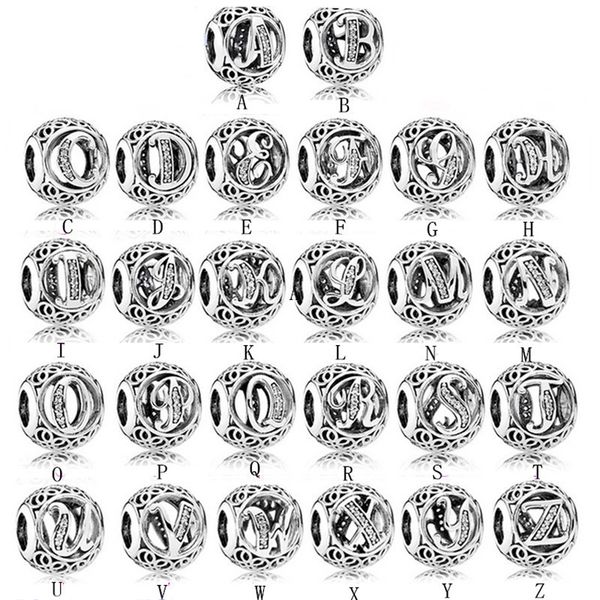 925 sterling silver 26 letters a-z charm beads fit bracelets and anklets diy jewelry matching pendant
925 sterling silver 26 letters a-z charm beads fit bracelets and anklets diy jewelry matching pendant