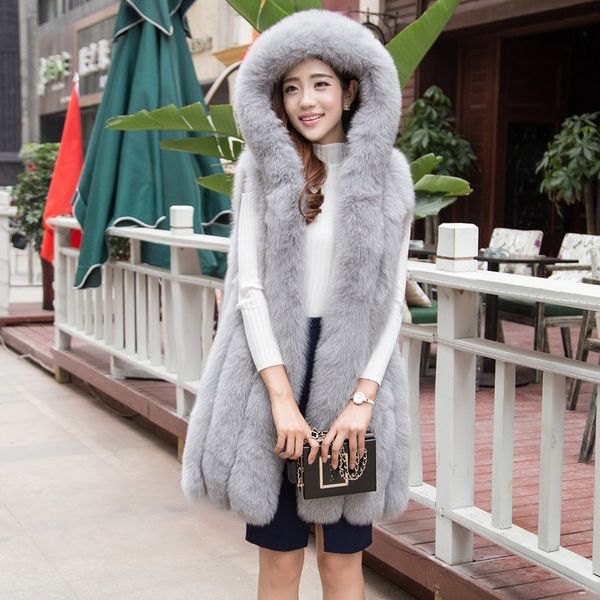 fluffy 2019 winter fluffy fur coat formal hooded imitation fur overcoat women medium-long vest colete feminino xl251, Black;white
fluffy 2019 winter fluffy fur coat formal hooded imitation fur overcoat women medium-long vest colete feminino xl251, Black;white