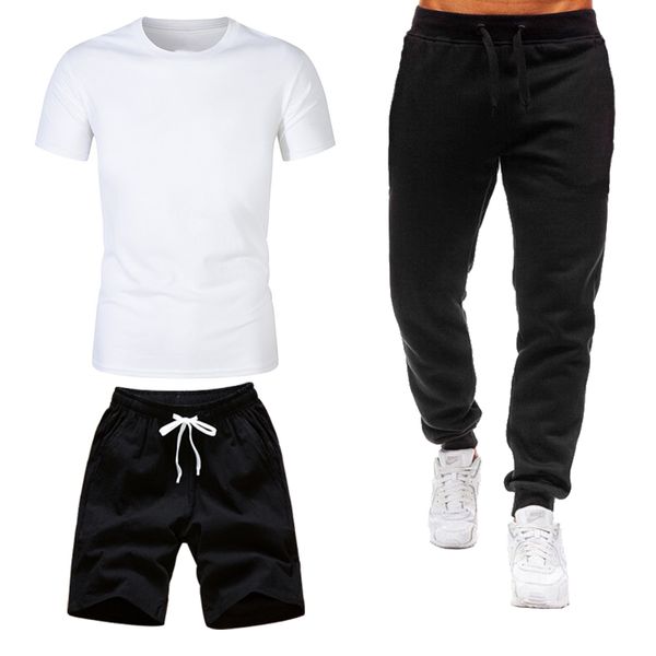 men's leisure sports fitness suit 2020 men's t-shirt pants 3 piece set leisure sports t-shirt + shorts + trousers fashion suit, Gray
men's leisure sports fitness suit 2020 men's t-shirt pants 3 piece set leisure sports t-shirt + shorts + trousers fashion suit, Gray