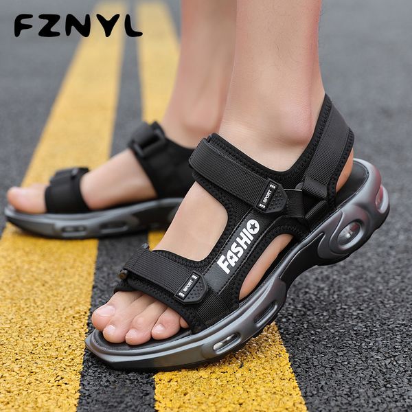 fznyl man sandals 2020 summer outdoor travel men casual shoes beach sandal male air cushion shockproof breathable big size 44 t200420, Black
fznyl man sandals 2020 summer outdoor travel men casual shoes beach sandal male air cushion shockproof breathable big size 44 t200420, Black