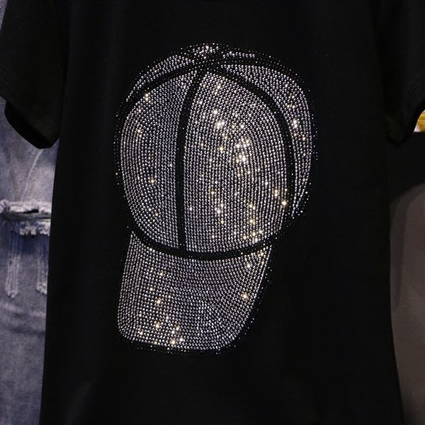 womens clothing womens tshirt t shirt womens diamond sleeved cotton simple bottoming shirt summer polyester wild rhinestone ladies, White
womens clothing womens tshirt t shirt womens diamond sleeved cotton simple bottoming shirt summer polyester wild rhinestone ladies, White