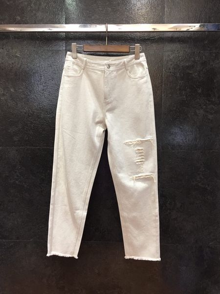 autumn and winter 2019 new women's solid color decoration irregular holes all over denim trousers casual pants 1106, Blue
autumn and winter 2019 new women's solid color decoration irregular holes all over denim trousers casual pants 1106, Blue