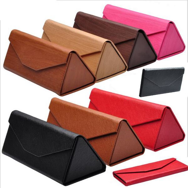16cm*6.8cm*6.4cm 7color handmade glasses box triangle folding glasses box sunglasses myopia, Silver
16cm*6.8cm*6.4cm 7color handmade glasses box triangle folding glasses box sunglasses myopia, Silver