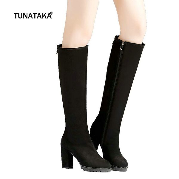 women flock knee high boots chunky high heel fashion platform boots zipper winter female shoes red black wine red 2018 plus szie
women flock knee high boots chunky high heel fashion platform boots zipper winter female shoes red black wine red 2018 plus szie