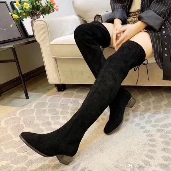 2019 new fashion knee boots women snow boots casual ladies genuine leather boots over the knee designer women shoes size 35-40, Black
2019 new fashion knee boots women snow boots casual ladies genuine leather boots over the knee designer women shoes size 35-40, Black