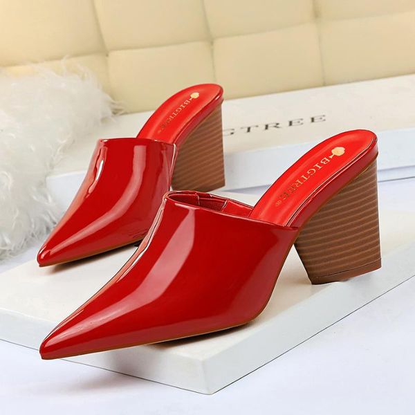 slippers bigtree women mules wood grain square heels pointed toe ladies shoes black outside slides
slippers bigtree women mules wood grain square heels pointed toe ladies shoes black outside slides