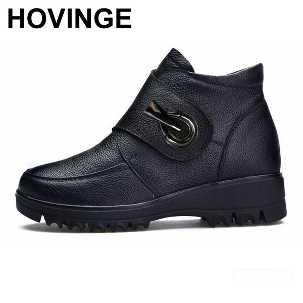 hovinge wool women snow boots 2019 genuine leather waterproof wedges ankle boots for women winter warm platform shoes, Black
hovinge wool women snow boots 2019 genuine leather waterproof wedges ankle boots for women winter warm platform shoes, Black