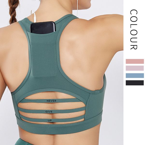 women's sports bra back pocket shockproof horizontal bar mesh yoga bra sports wear for women gym workout bras clothes, White;black
women's sports bra back pocket shockproof horizontal bar mesh yoga bra sports wear for women gym workout bras clothes, White;black