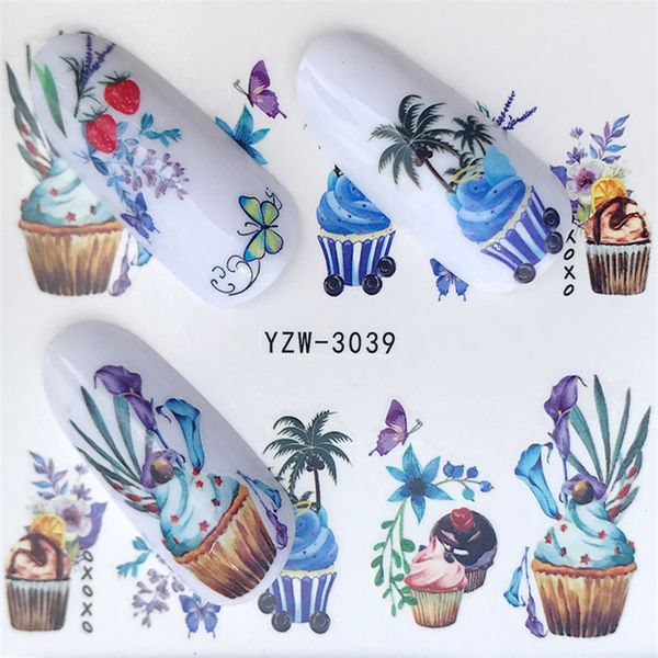 1 sheet water transfer nail sticker decals fruit cream cake cat beauty decoration designs diy color tattoo tip, Black
1 sheet water transfer nail sticker decals fruit cream cake cat beauty decoration designs diy color tattoo tip, Black