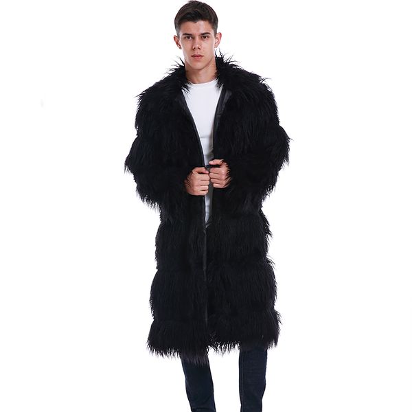 male brand clothing winter long style thicken warm turn down collar fur jacket coat mens stripe faux fur coat outwear plus size, Tan;black
male brand clothing winter long style thicken warm turn down collar fur jacket coat mens stripe faux fur coat outwear plus size, Tan;black