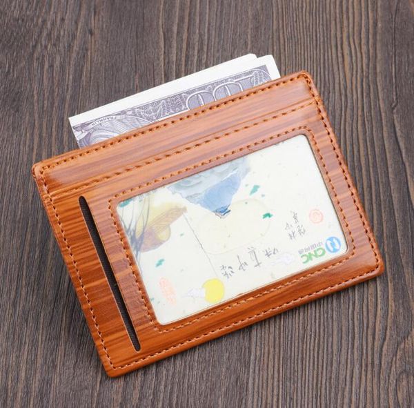 fashion men women brief wood grain pu credit card holders 4colors, Brown;gray
fashion men women brief wood grain pu credit card holders 4colors, Brown;gray