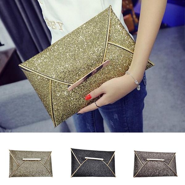 2017 shiny envelope clutch wedding bags for women evening party bag black purse handbag glitter ladies hand bags 1pc
2017 shiny envelope clutch wedding bags for women evening party bag black purse handbag glitter ladies hand bags 1pc