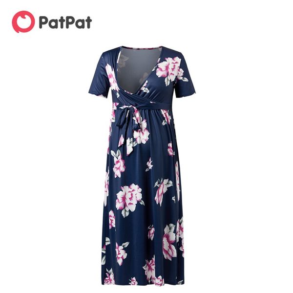 patpat 2020 new summer sassy floral print short-sleeve nursing dress for maternity dresses print dresses clothes, White
patpat 2020 new summer sassy floral print short-sleeve nursing dress for maternity dresses print dresses clothes, White