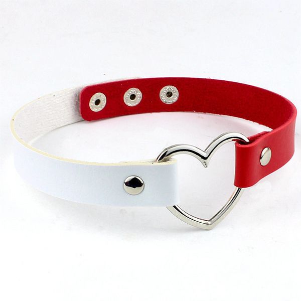 fashion lady punk love heart collar choker statement necklace pendants leather necklace for women jewelry gift, Golden;silver
fashion lady punk love heart collar choker statement necklace pendants leather necklace for women jewelry gift, Golden;silver