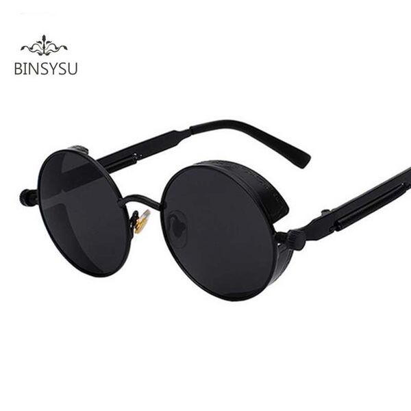 retro round frame sunglasses brand steampunk men women metal frame sun glasses fashion vintage sunglasses, White;black
retro round frame sunglasses brand steampunk men women metal frame sun glasses fashion vintage sunglasses, White;black
