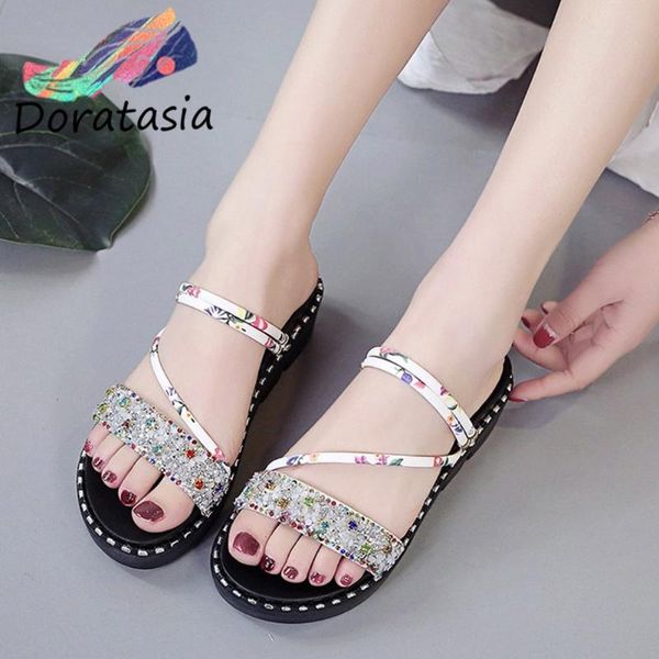 doratasia women fashion appliques shoes summer comfort med wedges slippers women sweet summer colorful print slides, Black
doratasia women fashion appliques shoes summer comfort med wedges slippers women sweet summer colorful print slides, Black