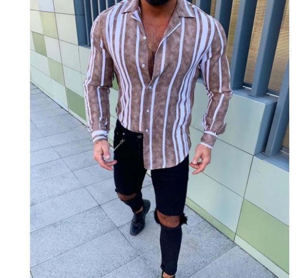 полосатые мужские дизайнерские футболки отпечатано повседневные street style тонких прохладных кнопки нагрудных шеи рубашка с длинными рукав, White;black
полосатые мужские дизайнерские футболки отпечатано повседневные street style тонких прохладных кнопки нагрудных шеи рубашка с длинными рукав, White;black