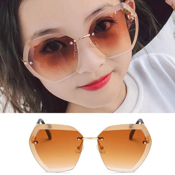 polygon frameless diamond trimming sunglasses kids retro uv protection elegant frameless children's sunglasses polygon frameless xsudn, Blue
polygon frameless diamond trimming sunglasses kids retro uv protection elegant frameless children's sunglasses polygon frameless xsudn, Blue